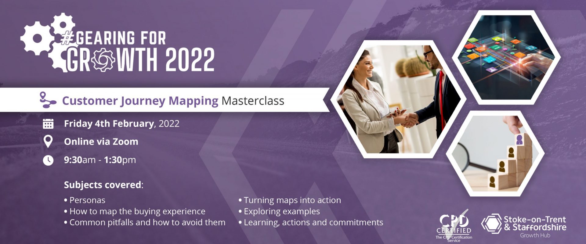 #GEARINGFORGROWTH2022: Customer Journey Mapping Masterclass - CPD Accredited