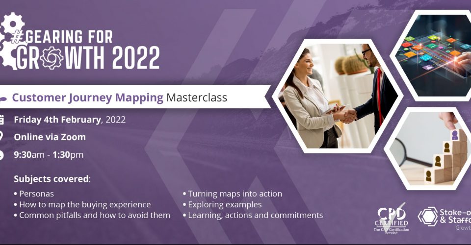 #GEARINGFORGROWTH2022: Customer Journey Mapping Masterclass - CPD Accredited
