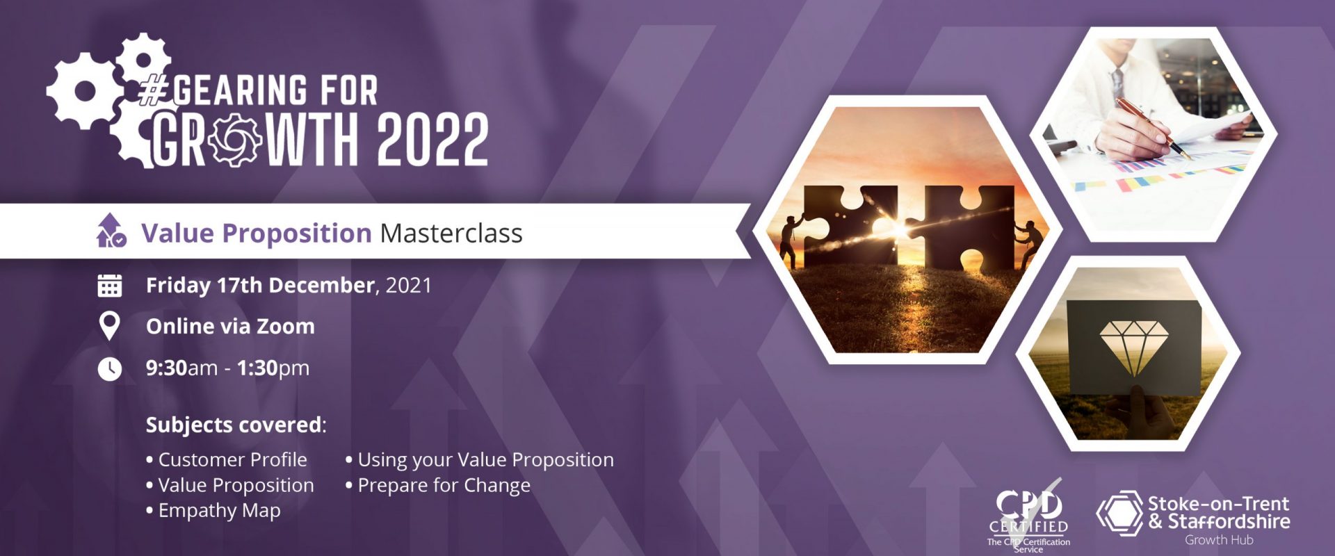 #GEARINGFORGROWTH2022: Value Proposition Masterclass - CPD Accredited