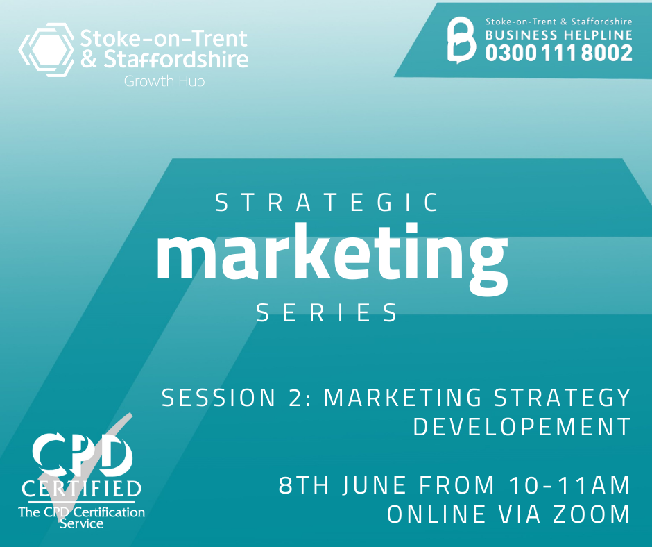Strategic Marketing for SME’s Series - Session 2: Marketing Strategy Development