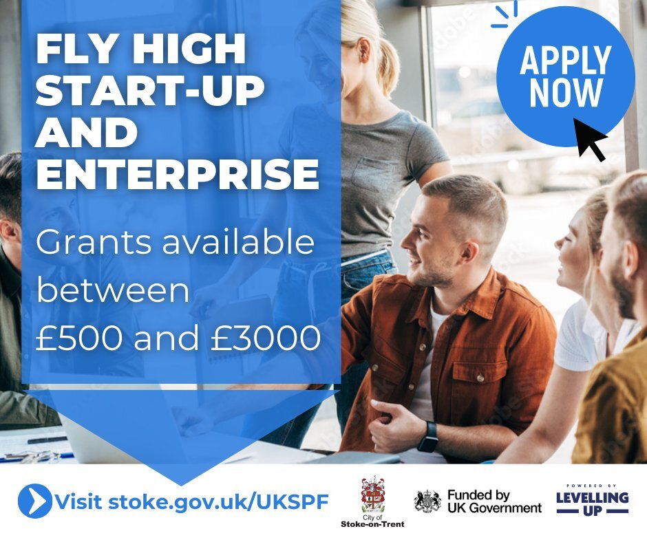 Stoke-on-Trent Fly High Start-Up & Enterprise Grants