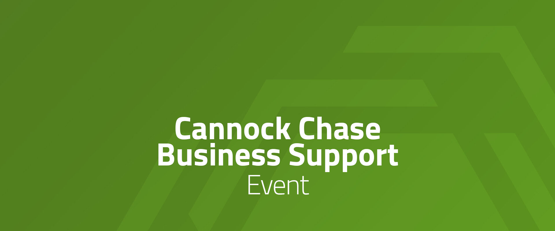 Cannock Chase District Business Support event