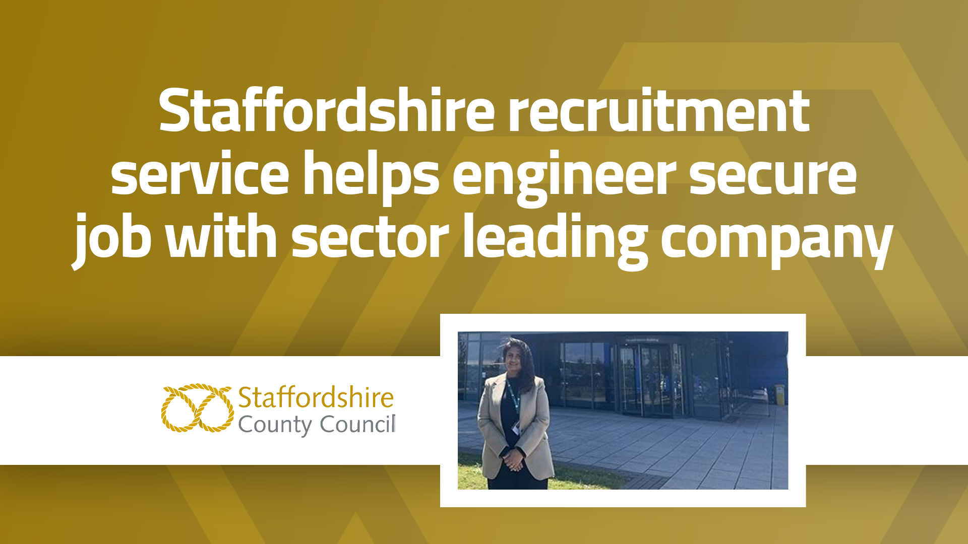 Staffordshire recruitment service helps engineer secure job with sector