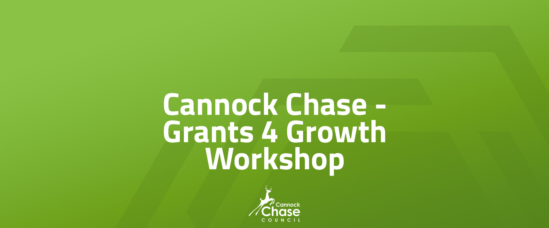 Cannock Chase - Grants 4 Growth Workshop