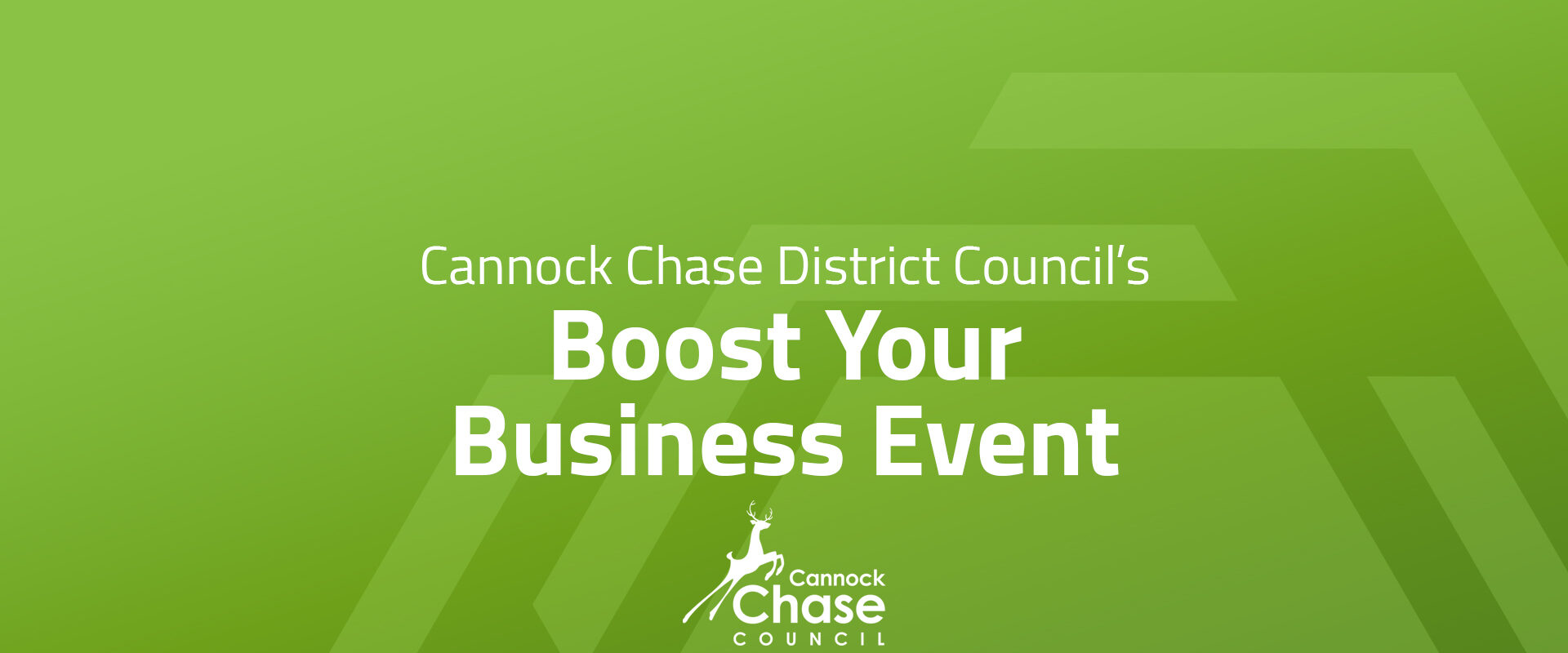 Cannock Chase District Council's Boost Your Business Event