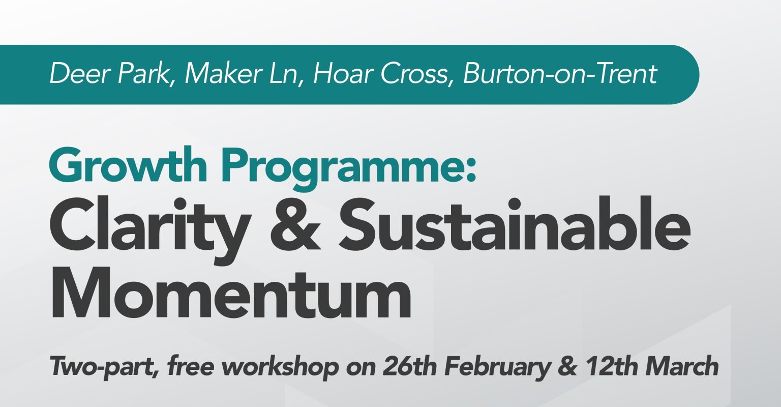 Growth Programme: Clarity & Sustainable Momentum (Workshop 2)