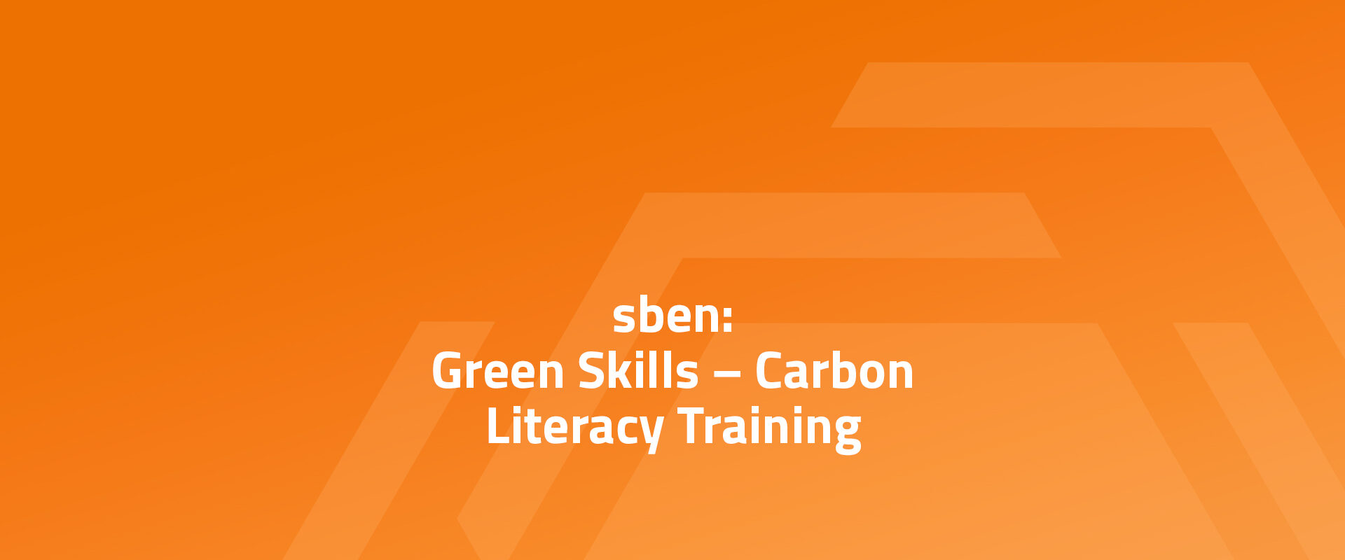 Green Skills – Carbon Literacy Training 11th March 2026